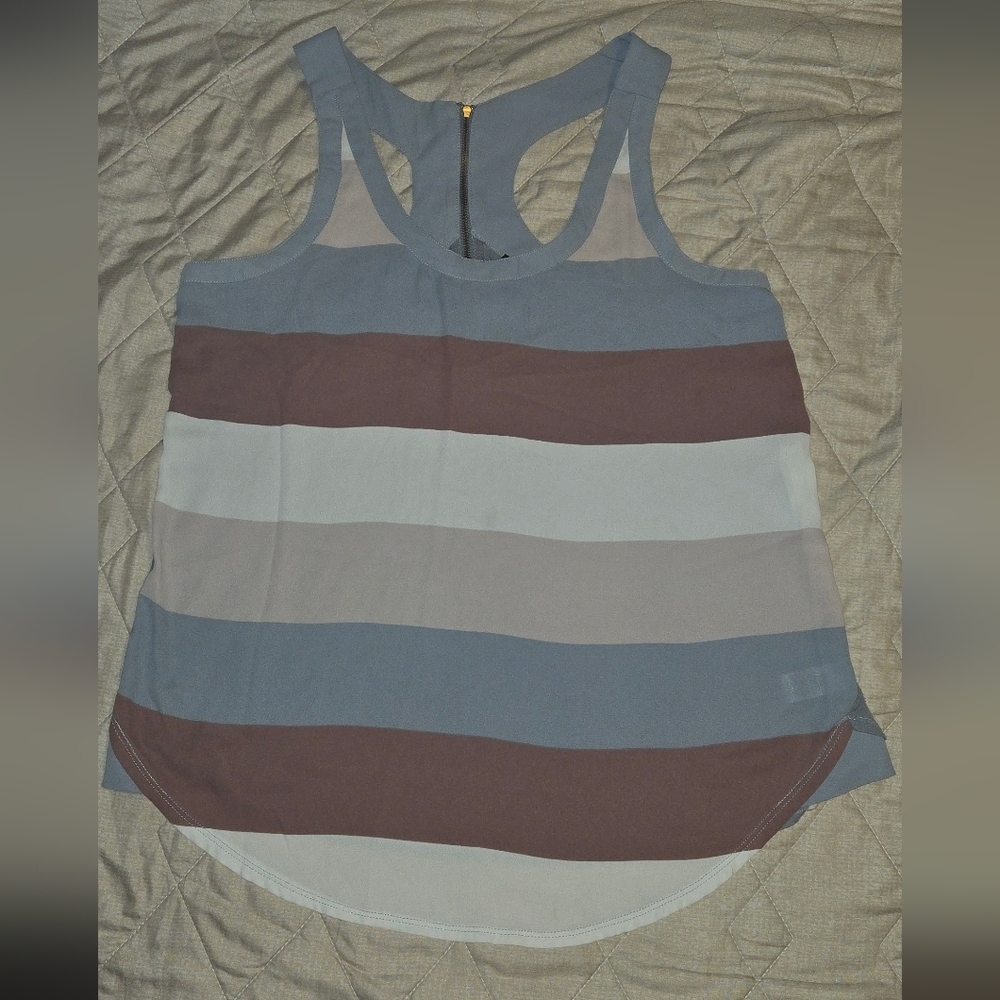 Express Multicolor Striped Tank Top B1 - Picture 3 of 8